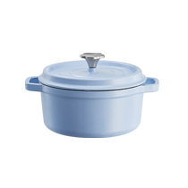 (deactivation) The net is easy to choose the enamel pot household double-ear saucepan soup pot thickened