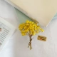Желтые звездные цветы, дающие наклейки