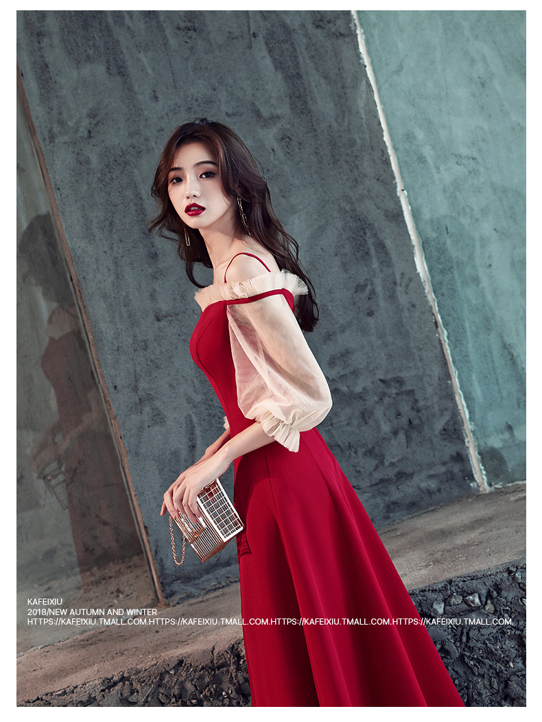 Robe du soir manche bouffante - Ref 3210089 Image 12