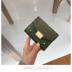 phụ nữ Wallet ngắn 2020 xu hướng mới châu Âu và Hoa Kỳ gió cổng retro gấp nhỏ ví đơn giản khóa túi thẻ zero ví 