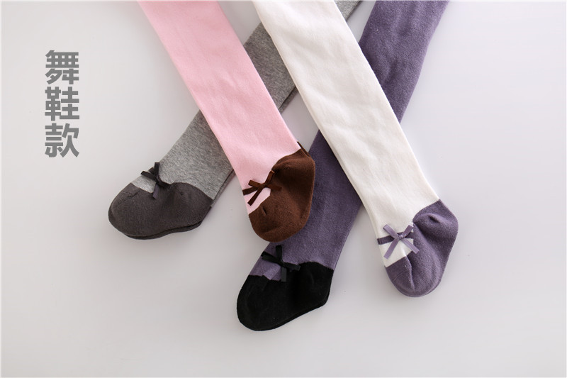 Mùa xuân và mùa thu cotton dày nữ khiêu vũ vớ trẻ em bé gái rompers vớ lớn PP xà cạp bé quần phụ kiện thời trang trẻ em