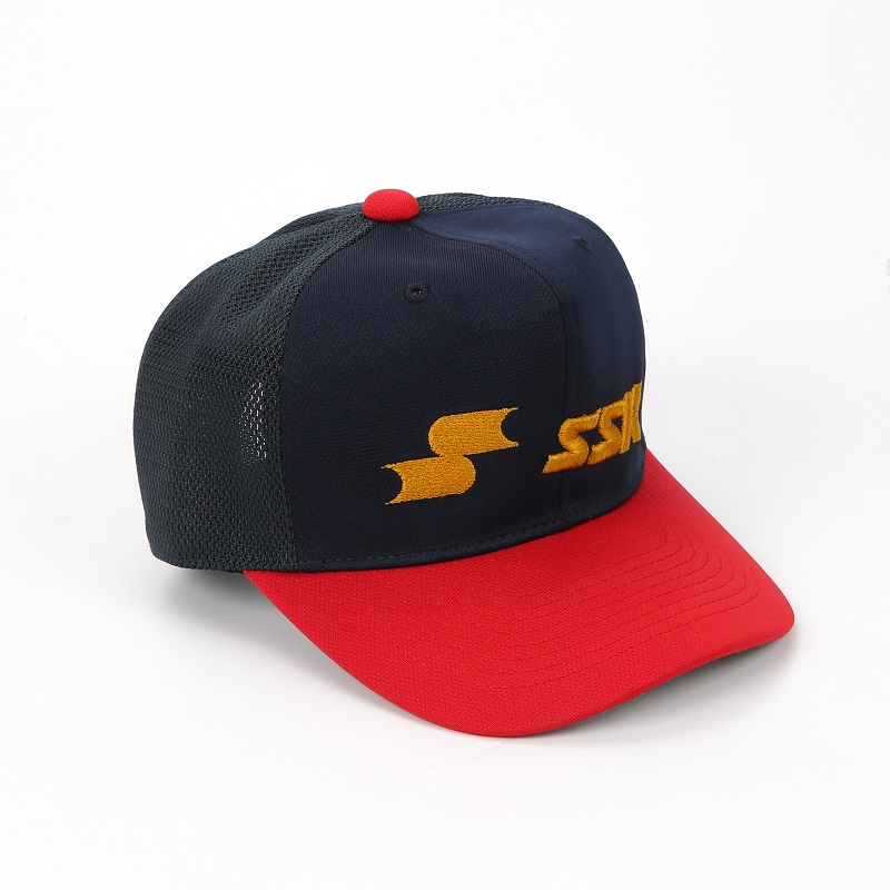 Japan SSK embroidery baseball cap hexagonal cap sports casual duck tongue baseball cap ins tide card cap cap male and female hat