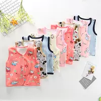 Áo vest cho bé mùa thu đông 2018 mới cho bé cotton ấm áp cộng với áo nhung bé trai và bé gái mẫu áo len gile trẻ em 