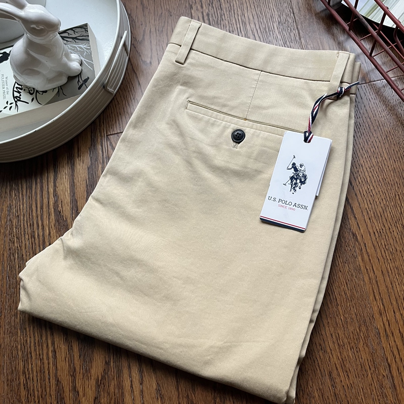 U.S.Polo Assn. Authentic Men's Embroidered Horse Logo Cotton Casual Pants by U.S. Polo Assn