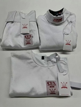 New regulation 450N ice silk fencing suit three-piece suit top pants and vest complete sizes for adults and children