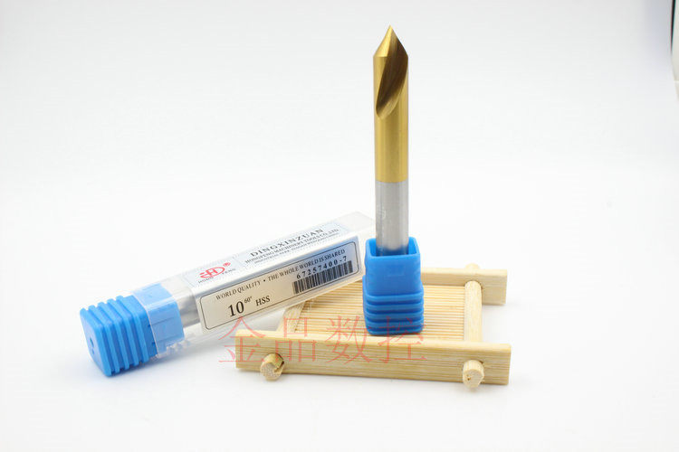 Gold macro 120° titanium coated cobalt fixed drill