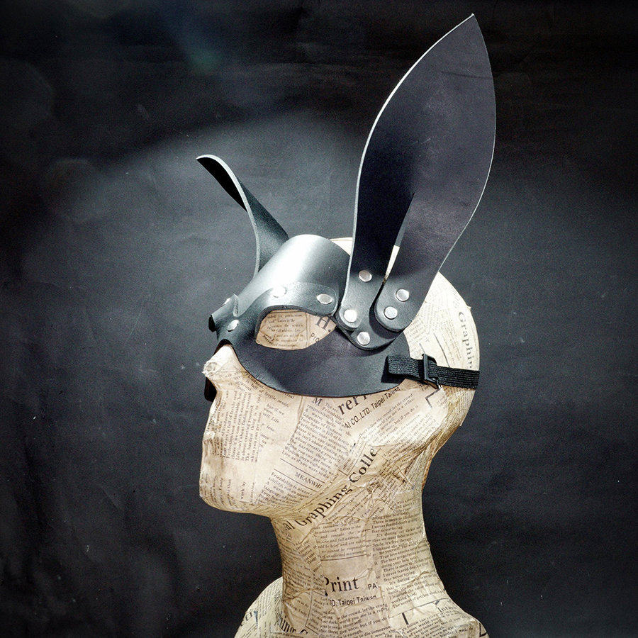 Cat Mask Rabbit Mask Leather Pattern Drawing Handmade Leather Diy Paper Template