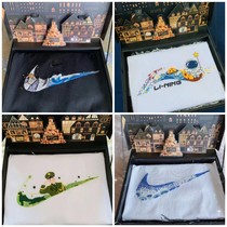 Li Ning Yunduo astronaut embroidered material bag for lovers boyfriend