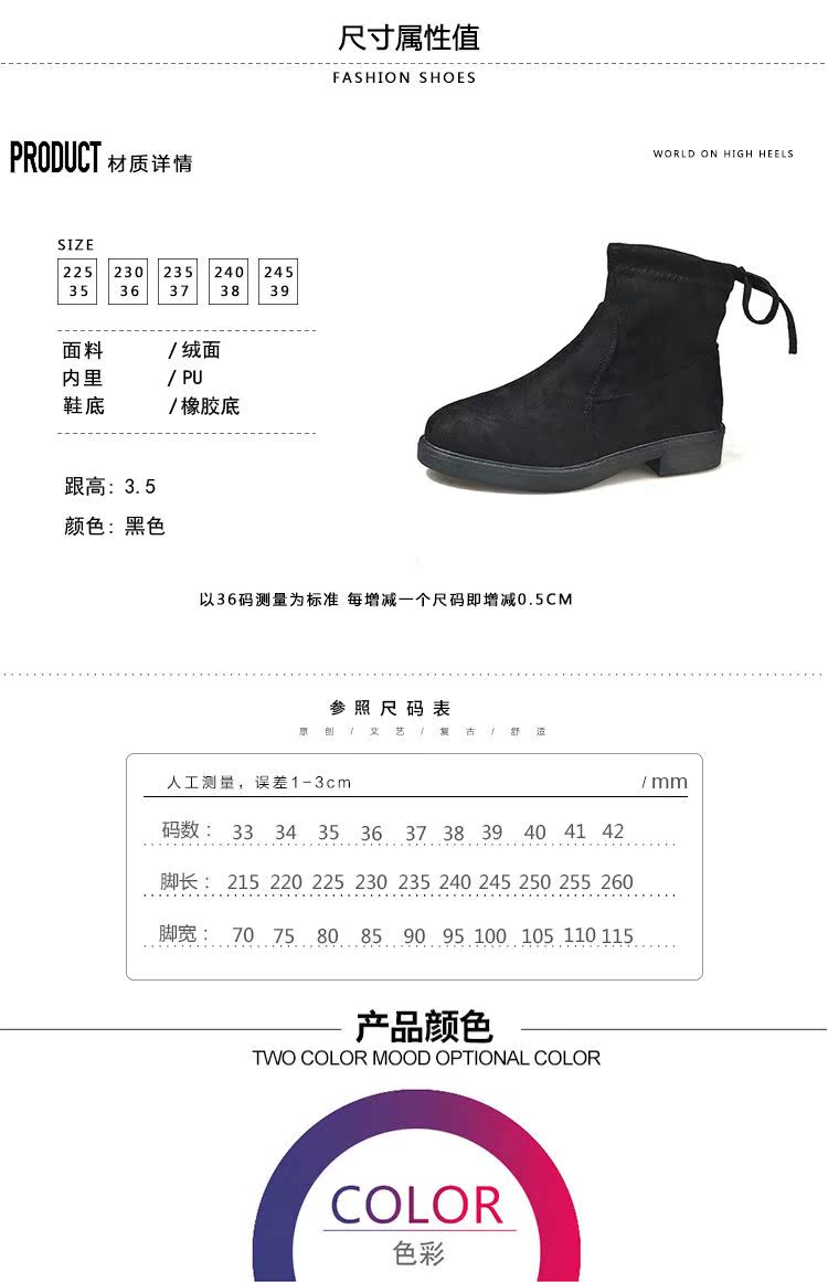 Giày làm đẹp châu Âu giày đế cao nước Anh 2018 mới đế mỏng Hàn Quốc ulzzang nhỏ màu đen giày chống trượt mùa thu giay the thao nu