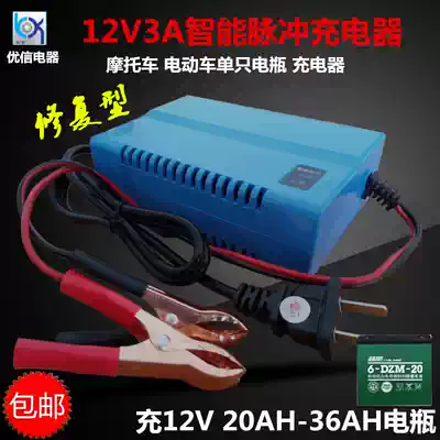 12V20AH charger 12V 20A electric vehicle single Battery Battery Charger intelligent repair Universal