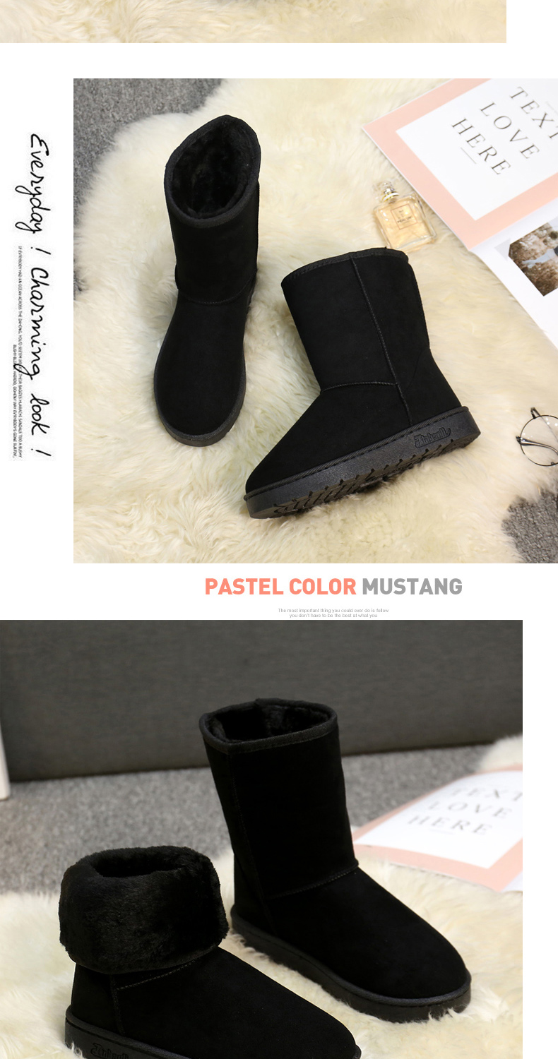 Bottes mi-saison femme RAREBLACKHORSE    - Ref 3250740 Image 18