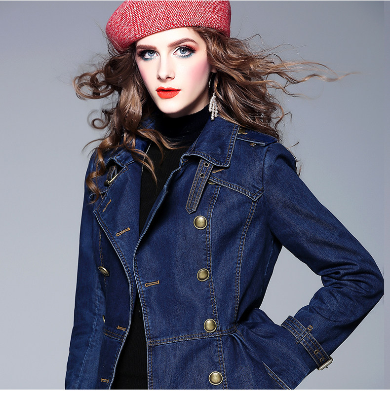 Trench pour femme en Coton - Ref 3226613 Image 15