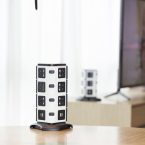 Smart vertical socket USB overload protection three-dimensional plug-in board with wire porous panel multi-purpose power supply multi-head plug-in row