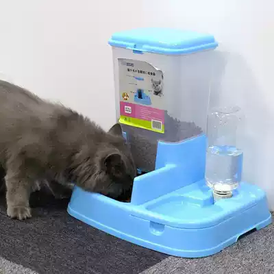 Cat bowl, double bowl, automatic drinking water, dog bowl, dog bowl, automatic feeding, cat bowl, slow food bowl, cat food bowl, double bowl, cat food bowl