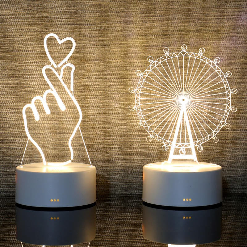 Night nursing lamp Night light Table lamp Bedroom ins Jane European girl net Red shaking sound Creative romantic bed side dream
