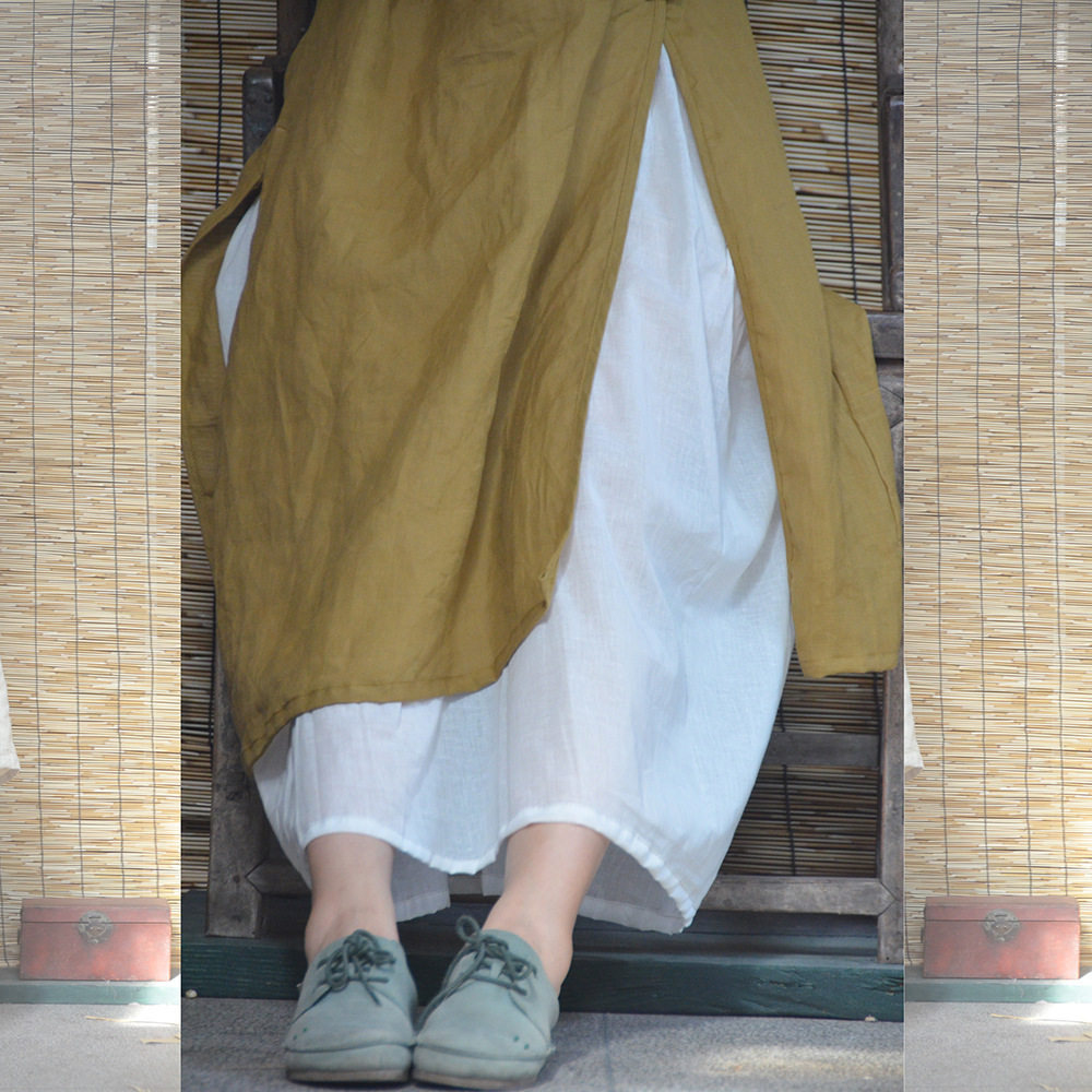 Summer pure cotton Hanfu lined skirt