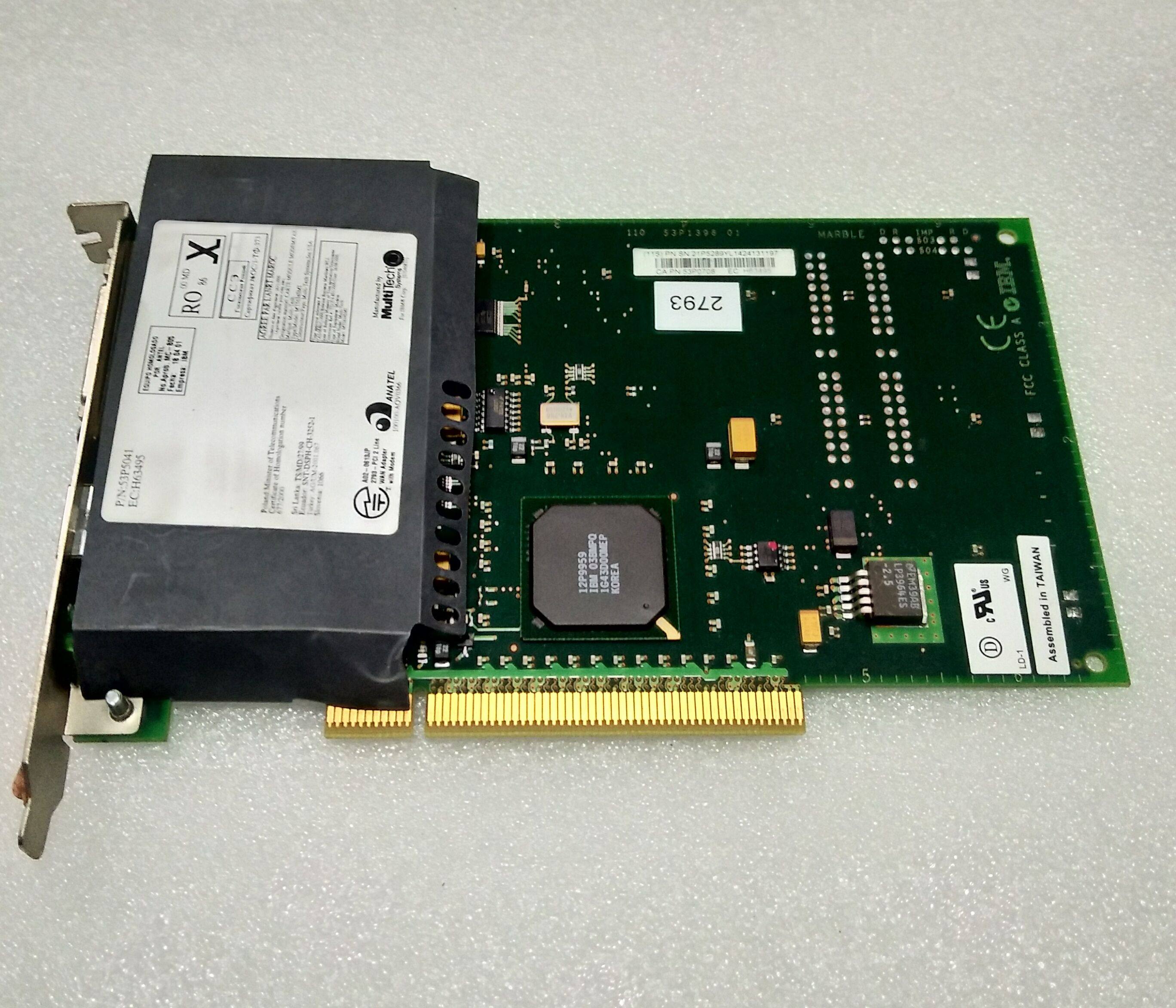 IBM 2793 21P5289 53P0708 AS400 i520 PCI 2-line WAN w Modem