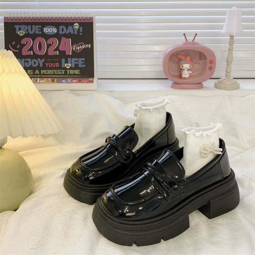 Tide, обувь в английском стиле на платформе для кожаной обуви, универсальные туфли, лоферы, в британском стиле