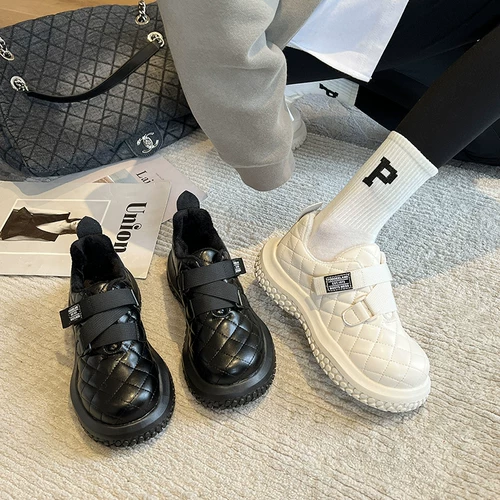 Утепленные сапоги на платформе, нескользящие туфли, популярно в интернете