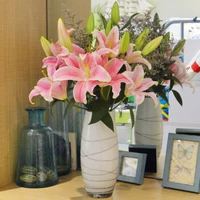 20 розовых лилий