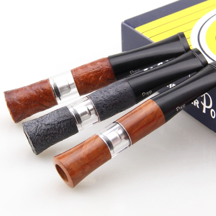 Counter imported Japanese Biaobo cigarette holder briar wood cleaning microporous circulation filter 2W