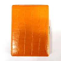 Оранжевый коровский рисунок крокодил 1-04427-27