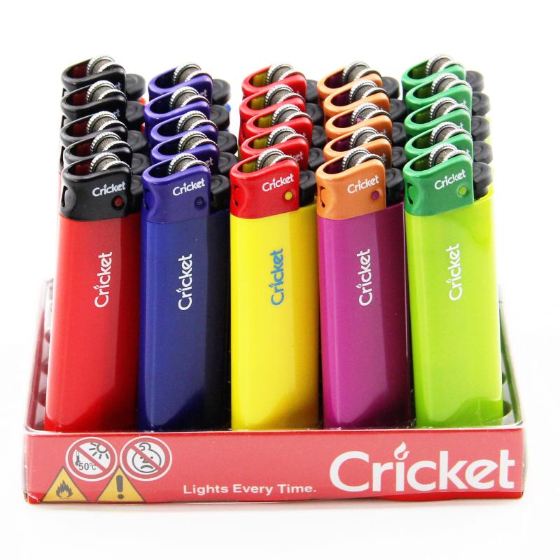 Sweden Cricket grasshopper disposable lighter trend open fire nylon explosion-proof grinding wheel color home long version