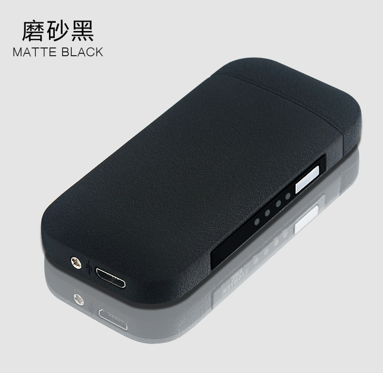 Màn hình điện đôi bật lửa sạc đôi sáng tạo usb điện tử thuốc lá nhẹ hơn cá nhân tùy chỉnh chữ ký LED bật lửa cổ