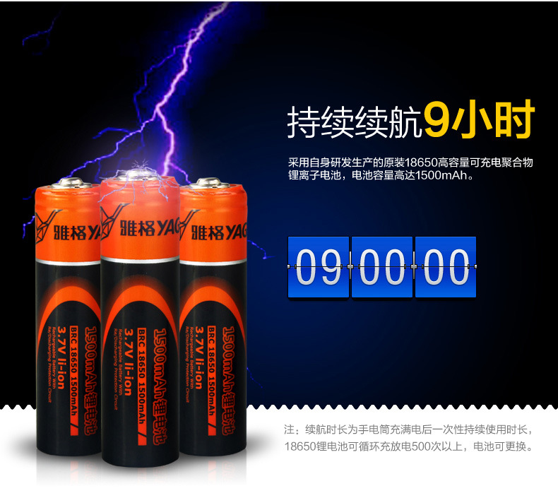 [Đặc biệt hàng ngày] tự vệ chống sói dẫn ánh sáng chói tầm xa phí nhỏ đèn pin ngoài trời ánh sáng chống cháy nổ zoom đèn pin anker lc90
