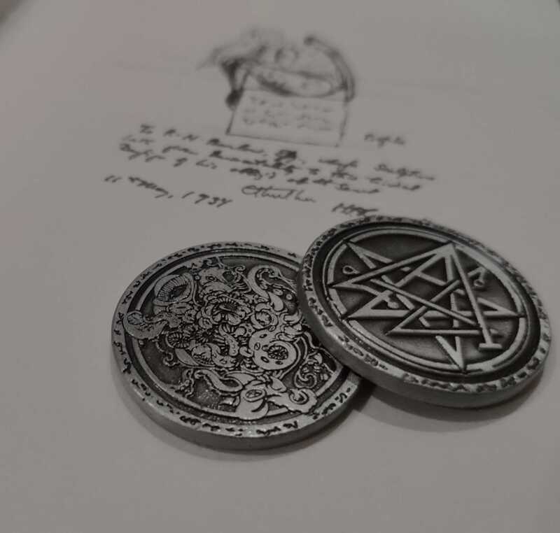 Cthulhu-Related Coins, Yellow King Hastur, Naiaratotip, Yuggothos New Product Promotion
