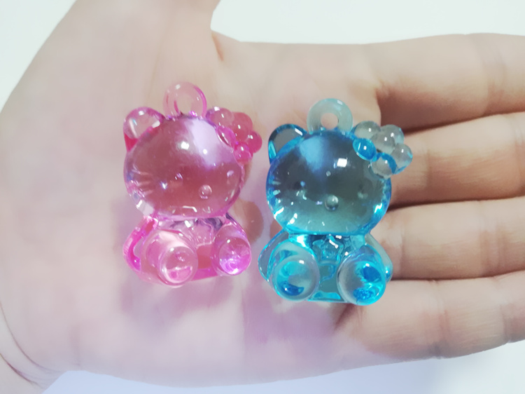 Đồ chơi đá quý trẻ em acrylic kt mèo cô gái pha lê đính cườm công chúa nhỏ trang sức cho món quà của cô gái - Handmade / Creative DIY thiệp sinh nhật handmade