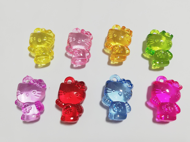 Đồ chơi đá quý trẻ em acrylic kt mèo cô gái pha lê đính cườm công chúa nhỏ trang sức cho món quà của cô gái - Handmade / Creative DIY thiệp sinh nhật handmade