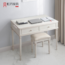 Hongdan American full solid wood ultra-wide computer book table with USB charging 40 50 60 70 80 90cm writing table