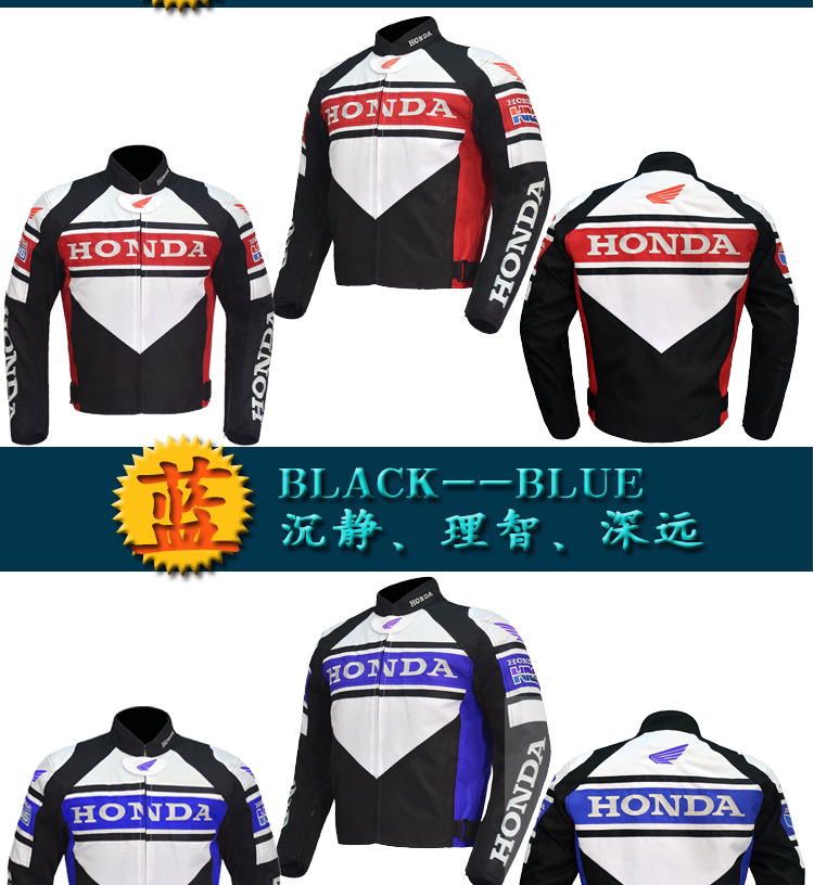 Direct sales HJ139 Honda with detachable built-in protective gear Locomotive Racing Locomotive Riding Suit Fever Suit Pants Man