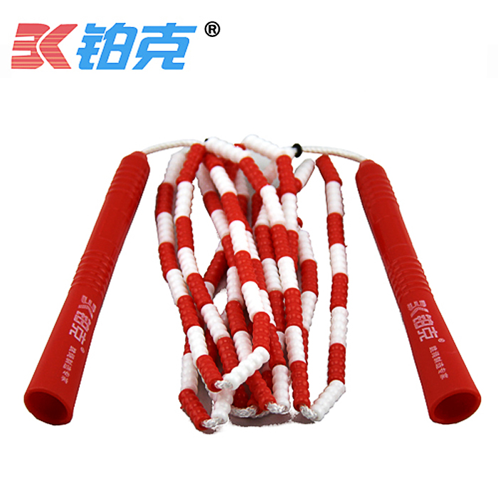 Putin bamboo rope jump rope test adult fitness weight loss flower beads jumping rope punch