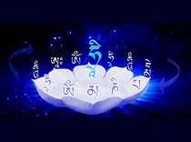 The four-arm Guanyin fundamental curse of the heart curse wheel seed word show-up picture photo paper double-sided plastic seal