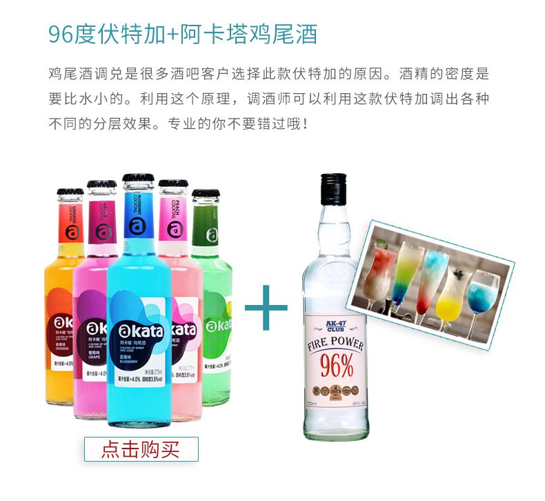 世界上最烈的酒 AK47 生命之水 96度伏特加 500ml 禁止直饮 图7