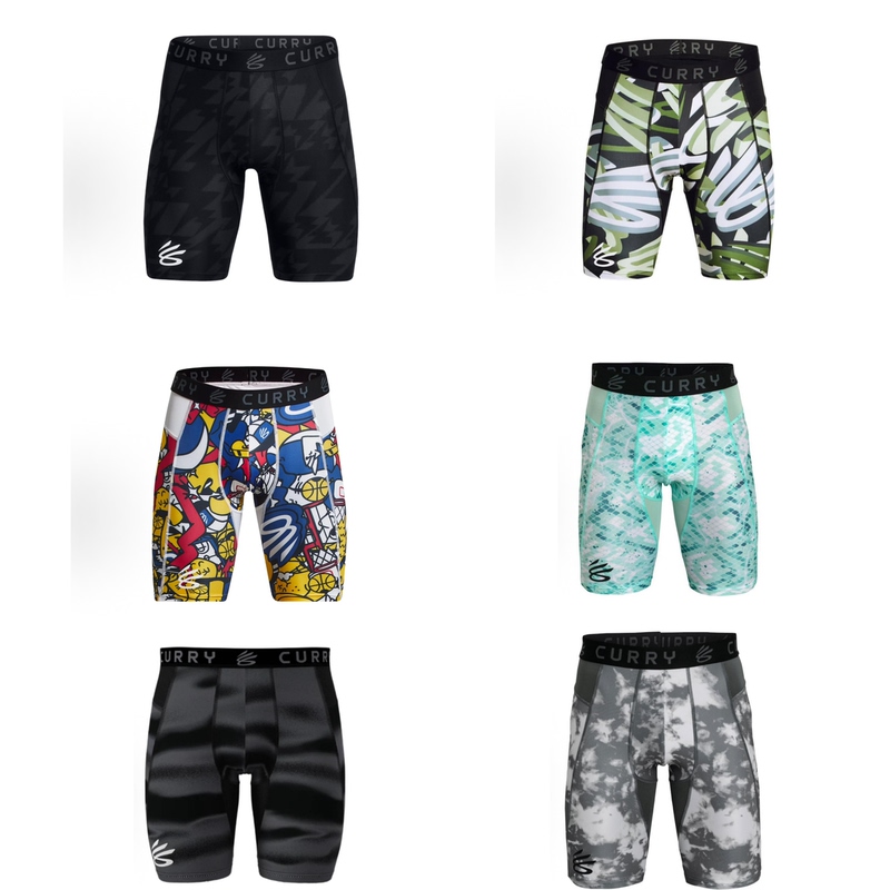 Ua under Armour Curry Quick-Drying Basketball Fitness Sports Tight Shorts 1379829 Ua under Armour Curry Quick-Drying Basketball Fitness Sports Tight Shorts 1379829