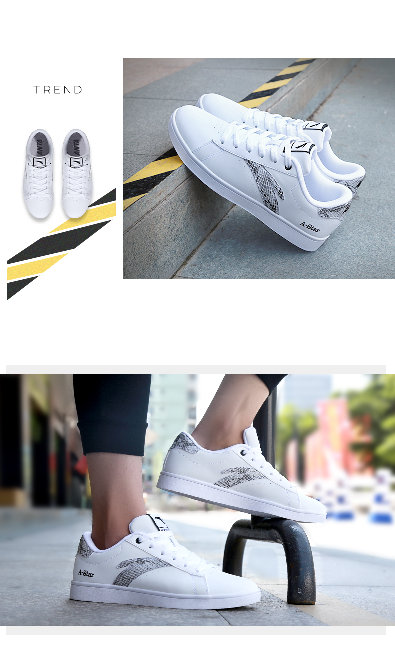 Một đôi giày đạp giày nam 2018 mùa đông mới cho nam những đôi giày đế thấp để giúp giày skate da thể thao giày nam màu trắng giày the thao nam