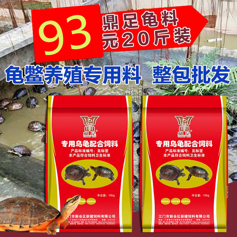 Dingzu farm universal turtle feed crocodile stone money turtle Brazilian tortoise high protein floating particle turtle food
