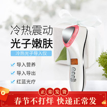 Cold and hot Importer Facial Home Charged Facial Portable Shake Massage Ice Therapy Instrument Tight to Detoxier Cosmetic