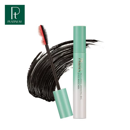 Pt Platinum mascara mắt khắc lớn được mã hóa uốn cong dài chống nhòe âm thanh nổi khuôn mẫu Authentic - Kem Mascara / Revitalash chuốt mi missha