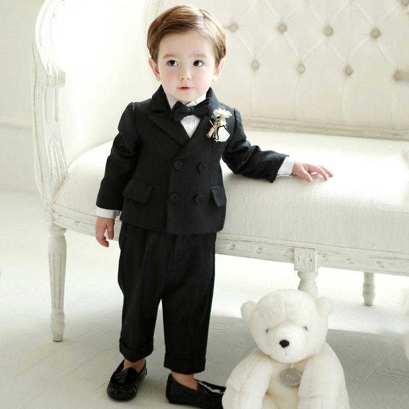 Flower Boy Boy Gown Suit Baby Boy age Children's suit Men's suit Men's birthday Inn Wind boy Little West suit