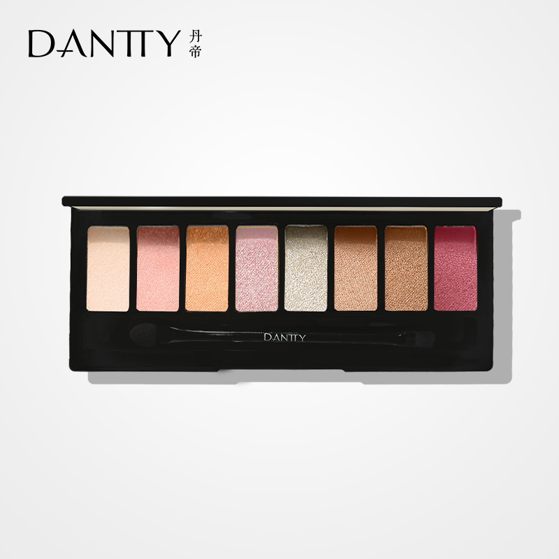 Dandy Polar Light Multicolored Eye Shadow Pan Earth Color Bright Sheet Waterproof Beginners Apply Monochromatic Bright Crystal Crystal