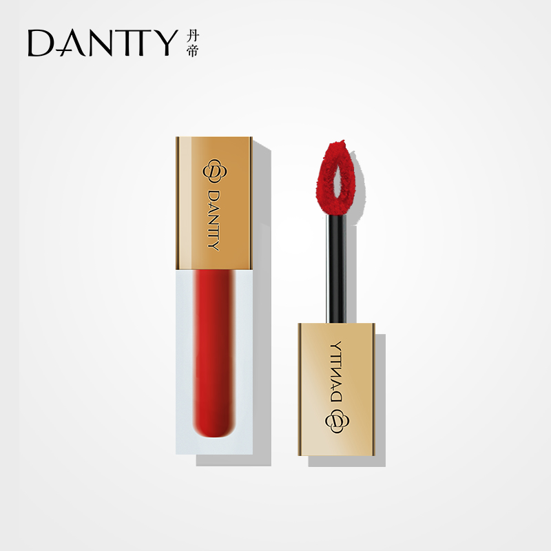 Dandy's mousse with fog reclusive lips glazed and feminine waterproof without falling out of color Lip Gloss lip Lip Gloss red and white