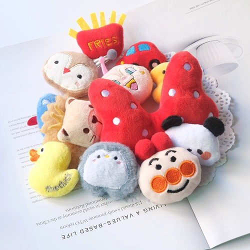 Мультяшная плюшевая брошь, кукла, милый аксессуар, шоппер, булавка, подарок на день рождения