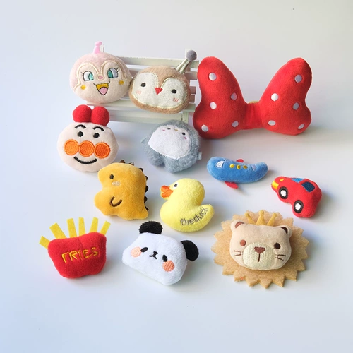 Мультяшная плюшевая брошь, кукла, милый аксессуар, шоппер, булавка, подарок на день рождения