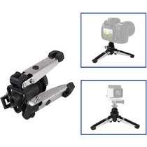 1 4 screws tripod table mini bracket single foot frame three-claw support frame Photography three-foot brace base