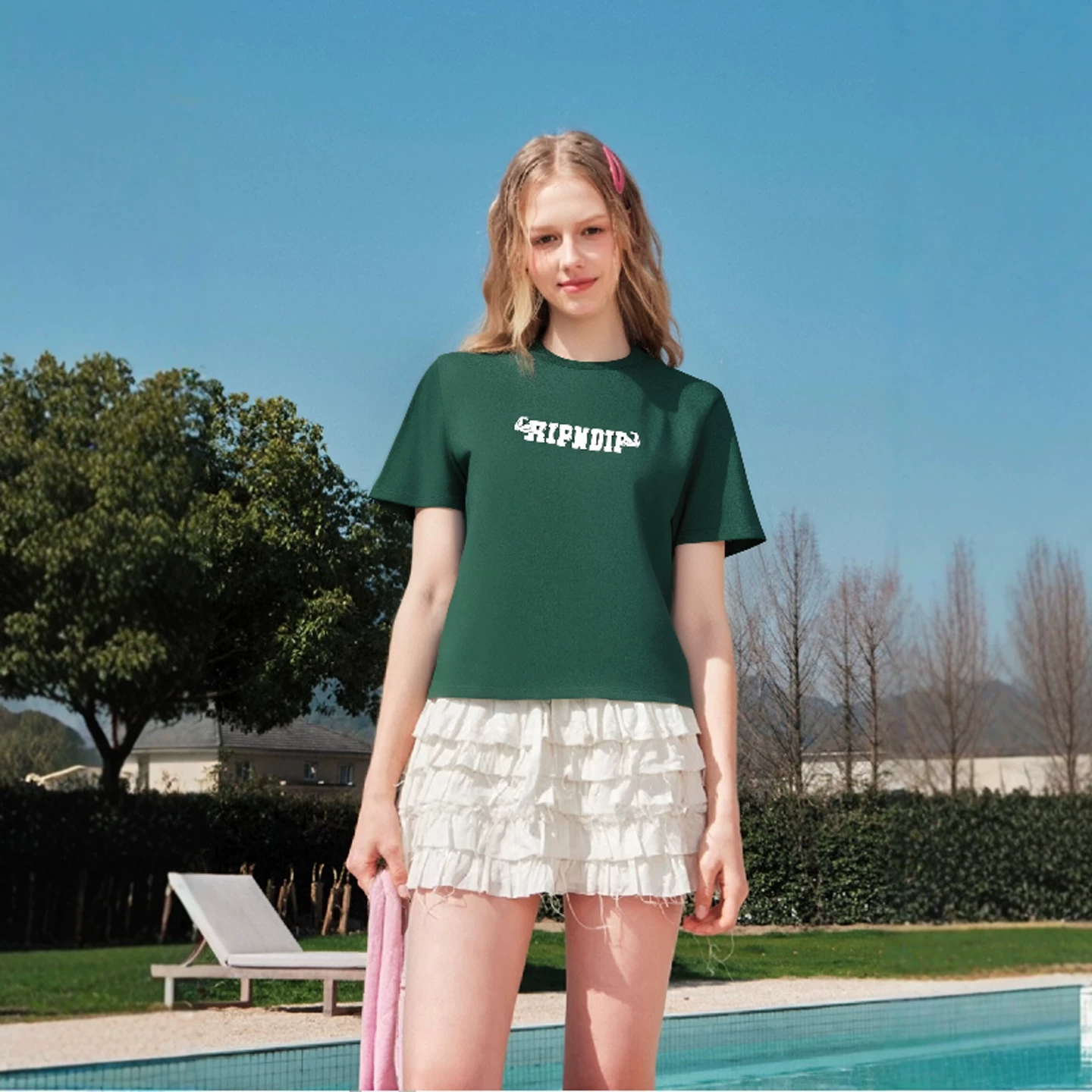 Американская модная футболка RIPNDIP с короткими рукавами и изображением среднего пальца, для мужчин и женщин, пары, зеркальные отражения, красивый мужчина и кот MAGIC MIRROR