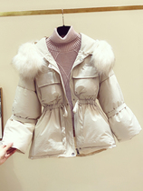 Winter smoking waist cotton clothes women short 2020 New loose hair collar waist cotton clothes ins Hong Kong wind cotton jacket jacket